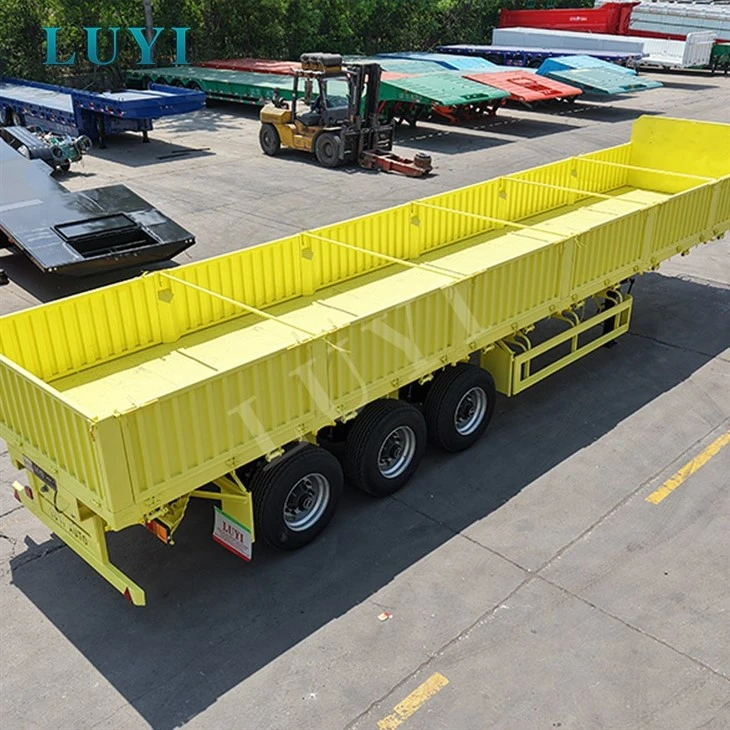 Durable 3 Axle Detachable Fence Semi Trailer factory Durable 3 Axle Detachable Fence Semi Trailer factory